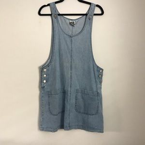 Vintage Denim Overall Mini Dress